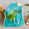 Baby Double Print Sherpa Blanket