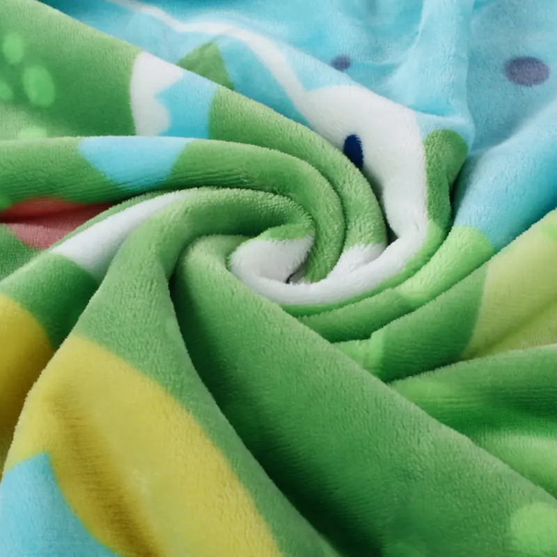 Baby Double Print Sherpa Blanket