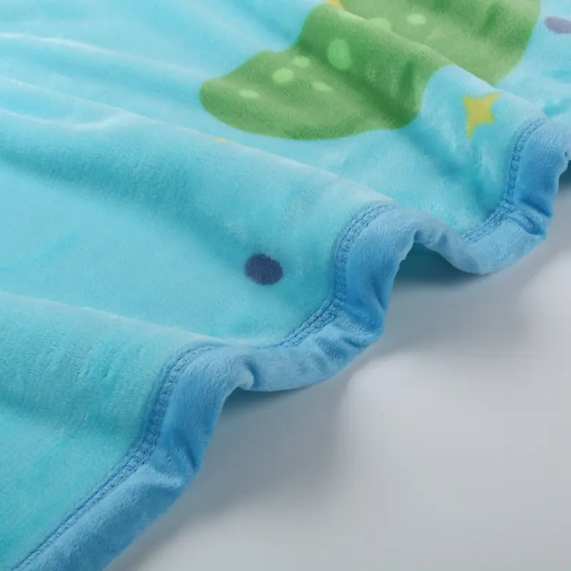 Baby Double Print Sherpa Blanket