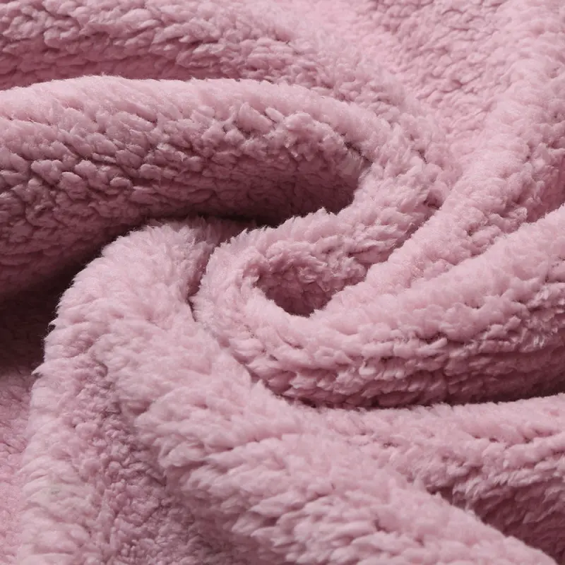 Double Flannel Sherpa Plush Blanket