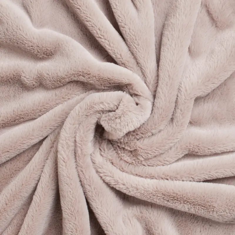 Rabbit Plush Super Soft Fleece Blanket