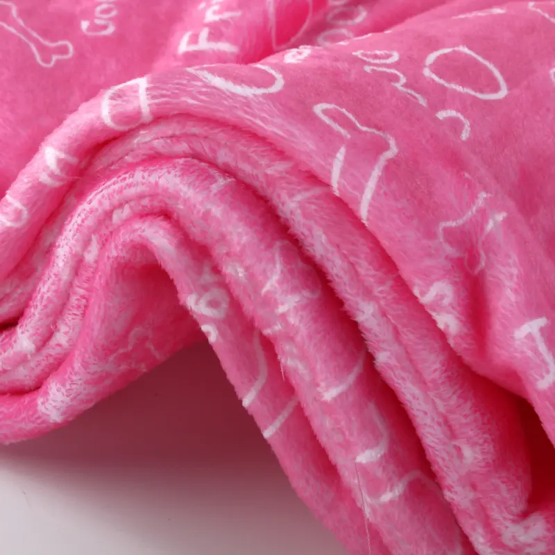 Pet Print Double Flannel Fleece Blanket