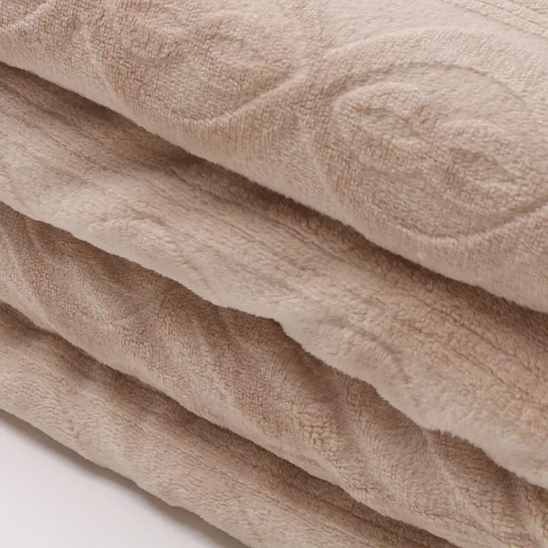 Jacquard Double Flannel Plush Blanket