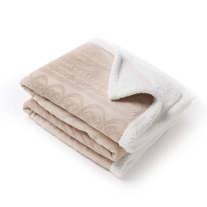 Jacquard Double Flannel Plush Blanket