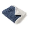 Jacquard Double Sherpa Plush Blanket