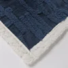 Jacquard Double Sherpa Plush Blanket