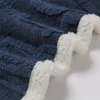 Jacquard Double Sherpa Plush Blanket