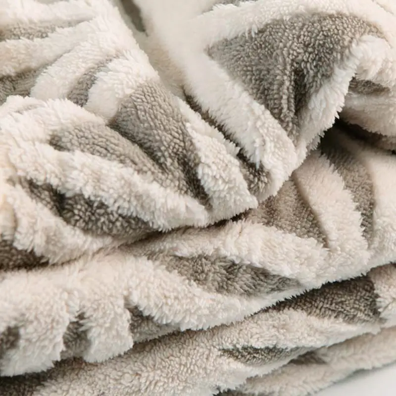 Jacquard Warm Microplush Blanket