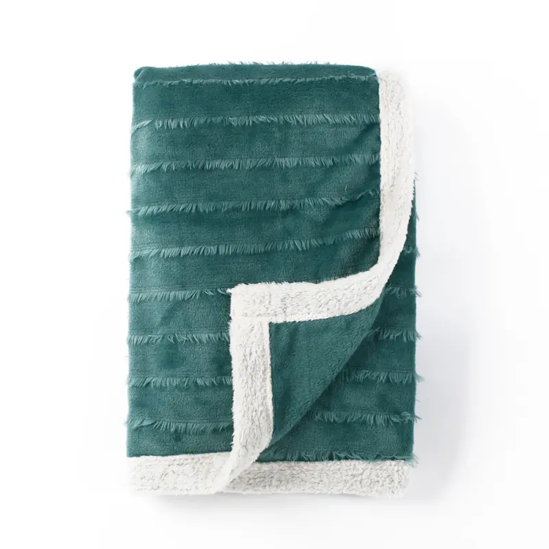 PV Plush Double Sherpa Blanket