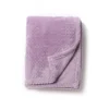 Jacquard Purple Wheat Flannel Fleece Blanket