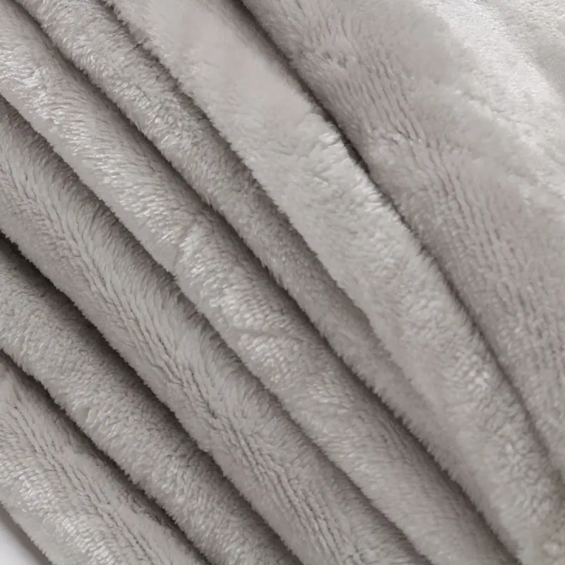 Quilted Double Flannel Sherpa Plush Blanket