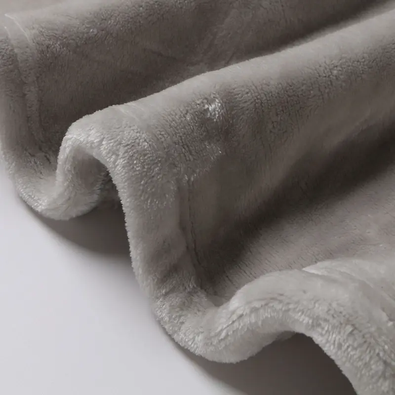 Quilted Double Flannel Sherpa Plush Blanket