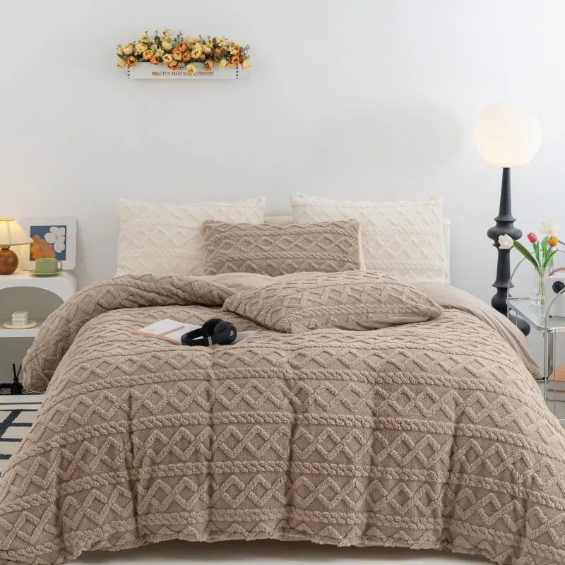 Jacquard Microplush Duvet Cover Sets