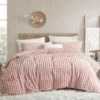 Stripe Rabbit Plush Duvet Cover Sets
