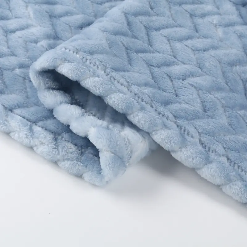 Wheat Gradient Flannel Fleece Blanket