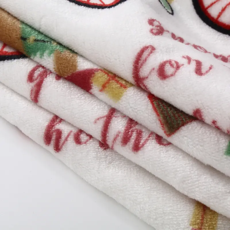Christmas Gift Print Flannel Blanket