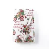 christmas gift print flannel blanket