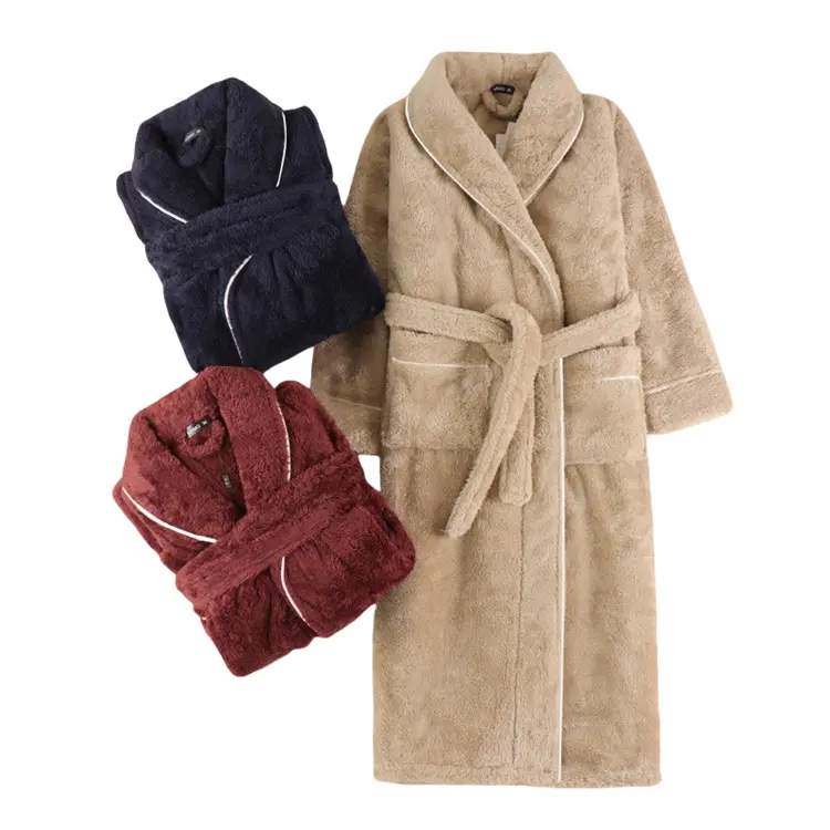 Micro Plush Fleece Dressing Gown