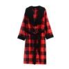 Printed Flannel Fleece Dressing Gown