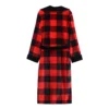 Printed Flannel Fleece Dressing Gown